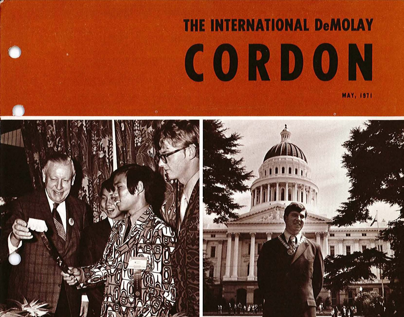 Imagem do artigo “The International DeMolay Cordon: um registro da história da Ordem DeMolay”