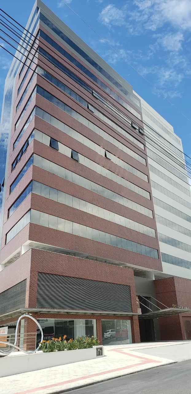 Vista externa do edifício onde se localiza o GCE-SC